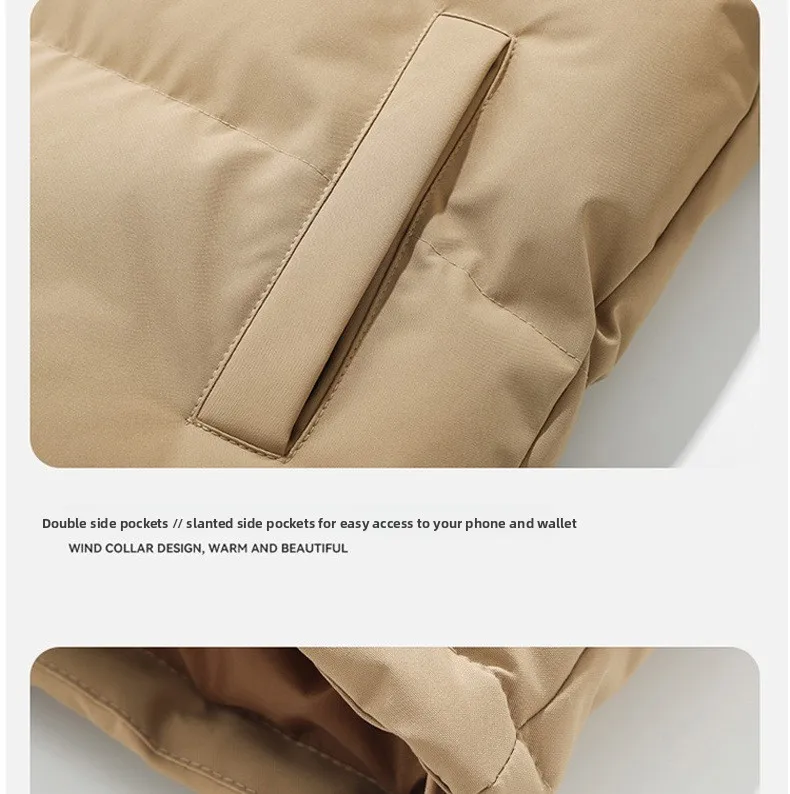 Brand Luxury Women's Winter Down Jacket Coats Parkas Woman Clothes Hooded Cotton Padded Puffer Jackets Bread Outerwear HXY275