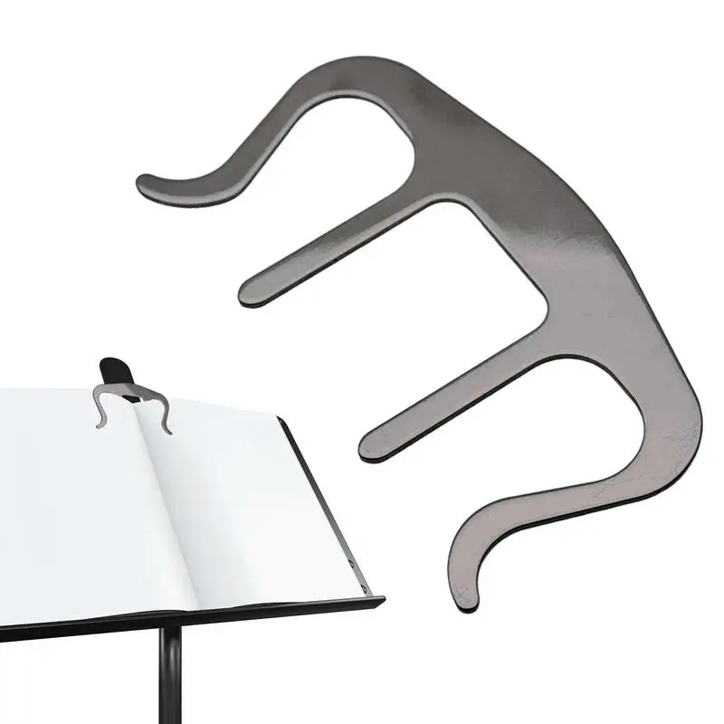 MusicBookHolderHandsFreeMetalPageHoldersBookClipsToHoldBook