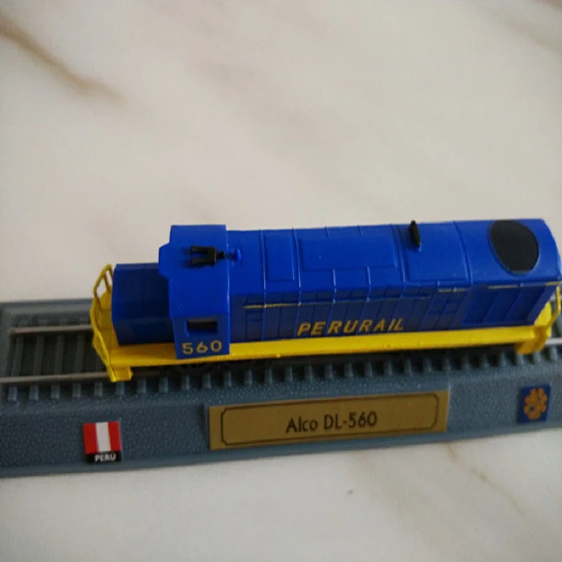 Модель Alco DL-560, Перу, железнодорожный двигатель, дизельный локомотив, локомотив, украшение для стола, коллекция PeruRail, подарок для мальчика на день рождения, игрушка, 1:160 (art.: 3920bf628d652) - 3920bf628d652