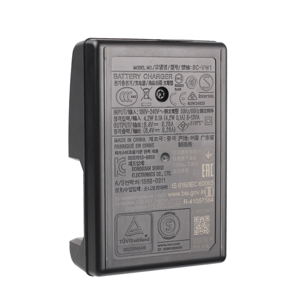 Yunchenghe NP-FW50 Mini Camera Batteries Chargeurs, Pour Sony