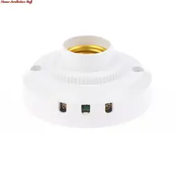 220V E27 Sound Voice Sensor Lamp Holder Auto On Off Light Bulb Holder