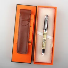 

JINHAO business Fountain Pen 0.5mm gift box set School Office Business Writing Ink Pens Gift Stationery