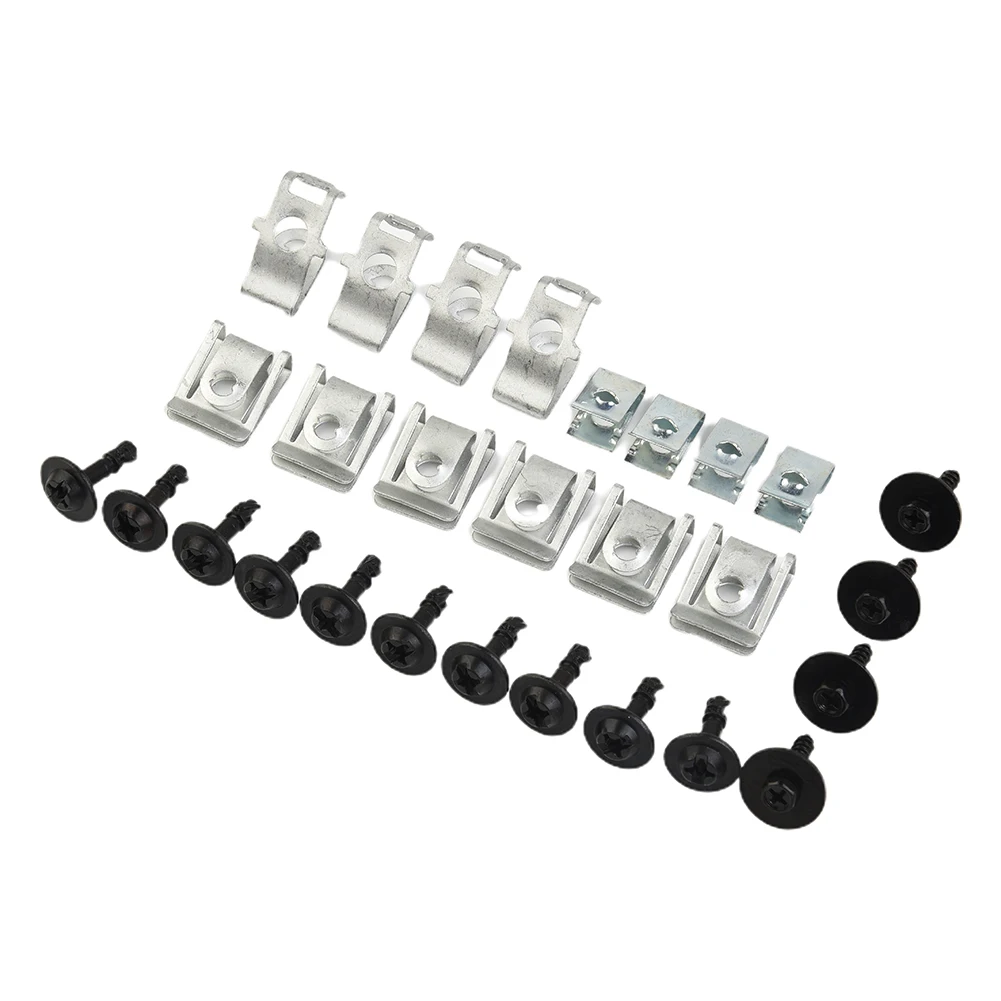 Kit De Montage De Protection Anti-encastrement Pour Moteur - Clips De Réparation - Protection De Transmission - Protection Du Moteur - Clip De Fixation - Cache Moteur - Vis De Fixation