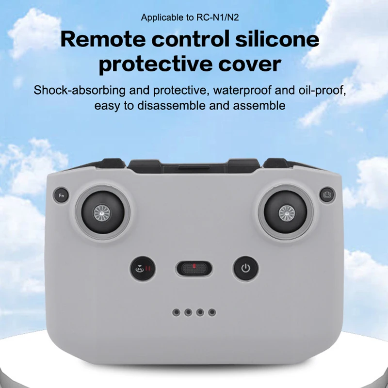 Silicone Case For Mini 4K/2/Mini 3 Pro/Mavic 3/Air 3/2S Drone Remote Control Protective Cover RC-N1/2/3 Accessory