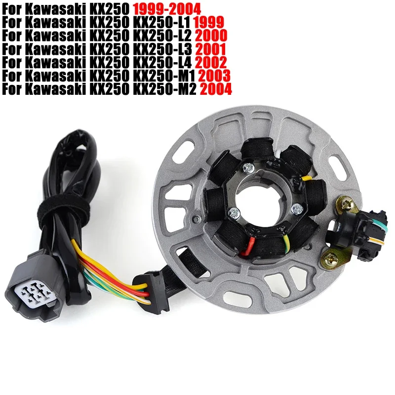 가와사키 KX250 KX 250 1999-2004용 스테이터 코일 21003-1400 21003-1401 21003-1389 21003-1340 21003-1371
