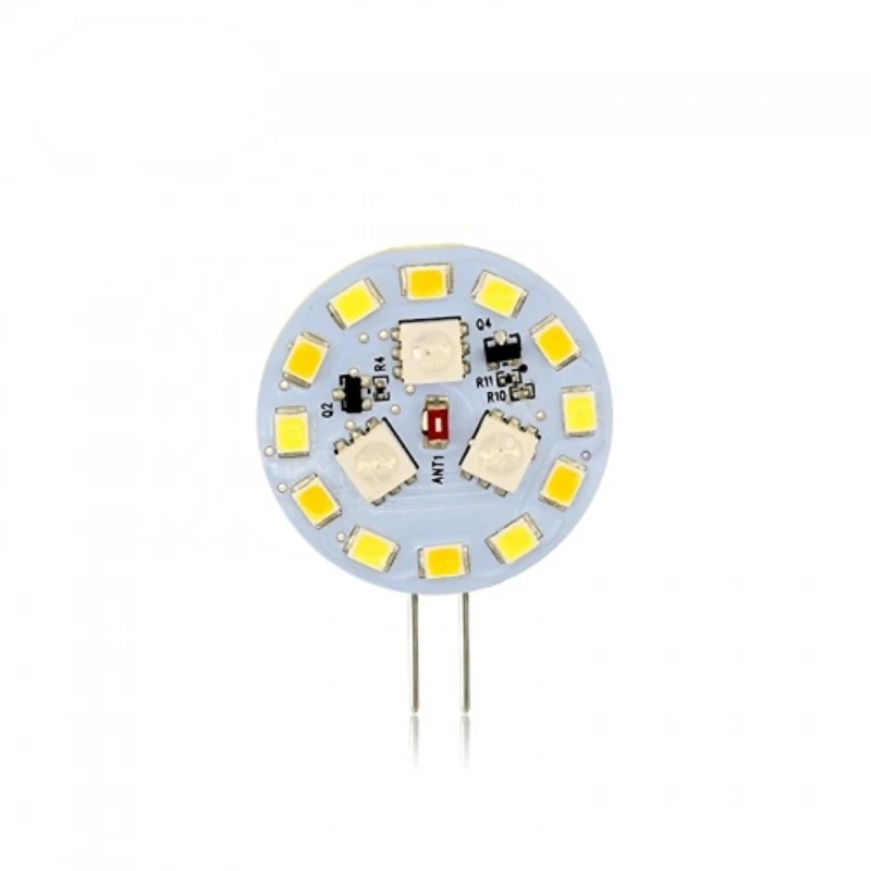 LED 스마트 RGBW G4 전구, 8W 바이 핀 블루투스, Tuya SmartLife 컨트롤러, 지능형 딥 디밍 색상 변경, DIY 파티 경로