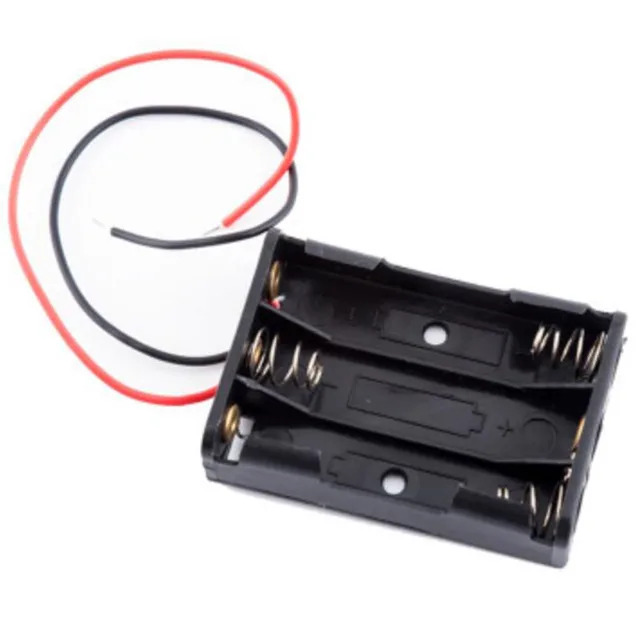 5 pièces 1 2 3 4 emplacements ports AA 2AA 3AA 4AA 1.5v 3v 4.5v 6v taille boîtier de rangement de batterie support de la boîte 3Xaa 2xaa aa avec fils h 4