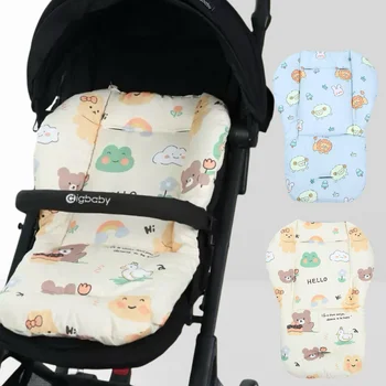 Cuscino per seggiolone, cuscino per seggiolino per passeggino, cuscino con motivo animale carino morbido cuscino spesso bifacciale traspirante