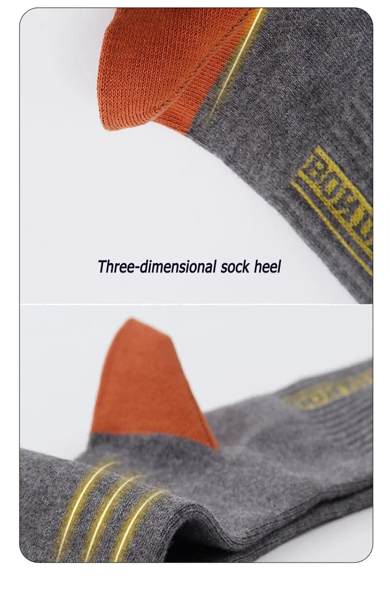 10 Paar atmungsaktive Baumwoll sports trümpfe Männer Bambus faser Herbst und Winter Männer Socken Schweiß absorption Deodorant Business Sox – Detail 9