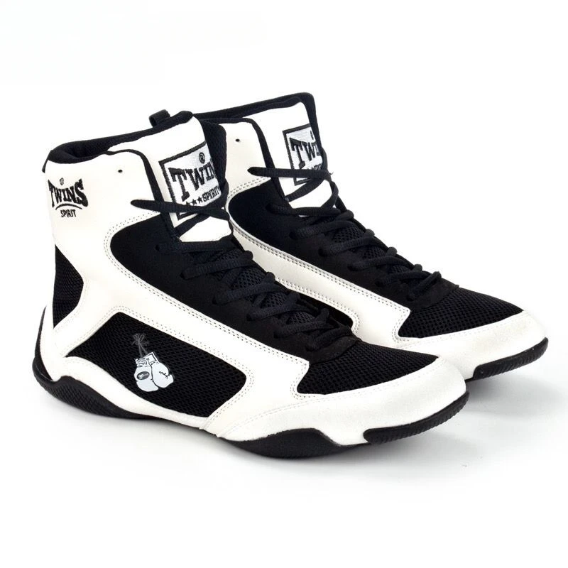 Men's and Women's High-top Wrestling Shoes Free Combat Training Sports Shoes Non-slip Comfortable and Lightweight Boxing