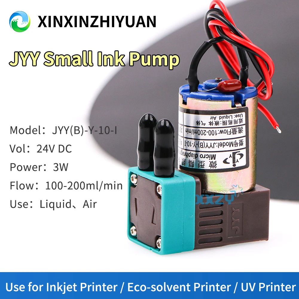 JYY(B)-Y-10-I 3W 24V 100ml-200ml Small Ink Pump for Wit-color Gongzheng Allwin Inkjet Printer Micro Diaphragm Pump
