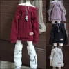 New 30/45/60cm Doll's Clothes for 1/3 1/4 1/6 Bjd Doll Loose Fitting Sweater Diy Girl Toys Dress Up Doll Accessories, No Doll 1
