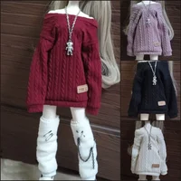 New 30/45/60cm Doll's Clothes for 1/3 1/4 1/6 Bjd Doll Loose Fitting Sweater Diy Girl Toys Dress Up Doll Accessories, No Doll 1
