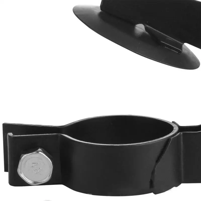 Tractor Exhaust Flapper Tractor Exhaust Weather Flap Multipurpose Carbon Steel Rain Flap Wear-Resistant Black Exhaust Cover