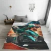 Fernando Alonso Throw Blanket Fleece Bedding Throw Blankets Cozy Lightweight for Couch Bedding Throws 4