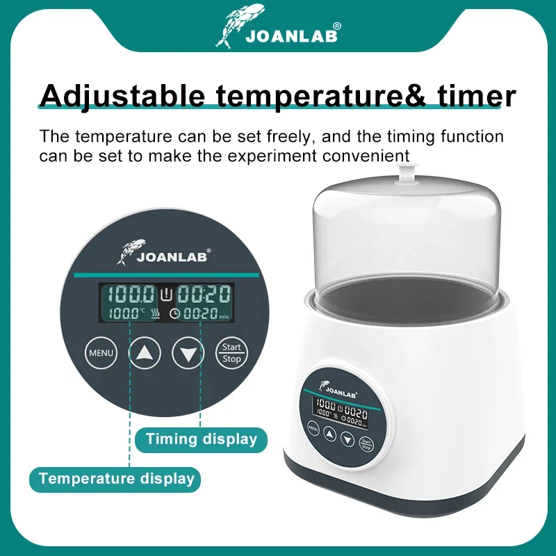JOANLAB Water Bath Laboratory Constant Temperature Digital Display Anti-dry Burning Function 2L 110/220V
