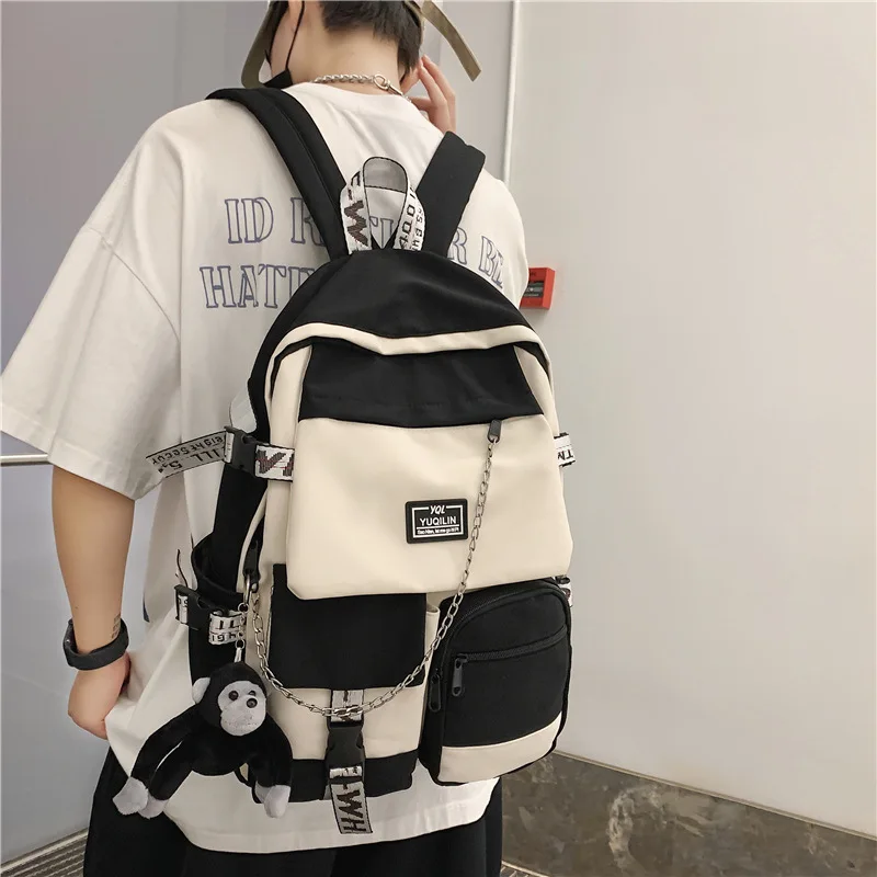 

Korean Schoolbag Female Student Backpack Large Capacity Fashion Boy Backpack Computer Bag Femal School Backpack School Bags