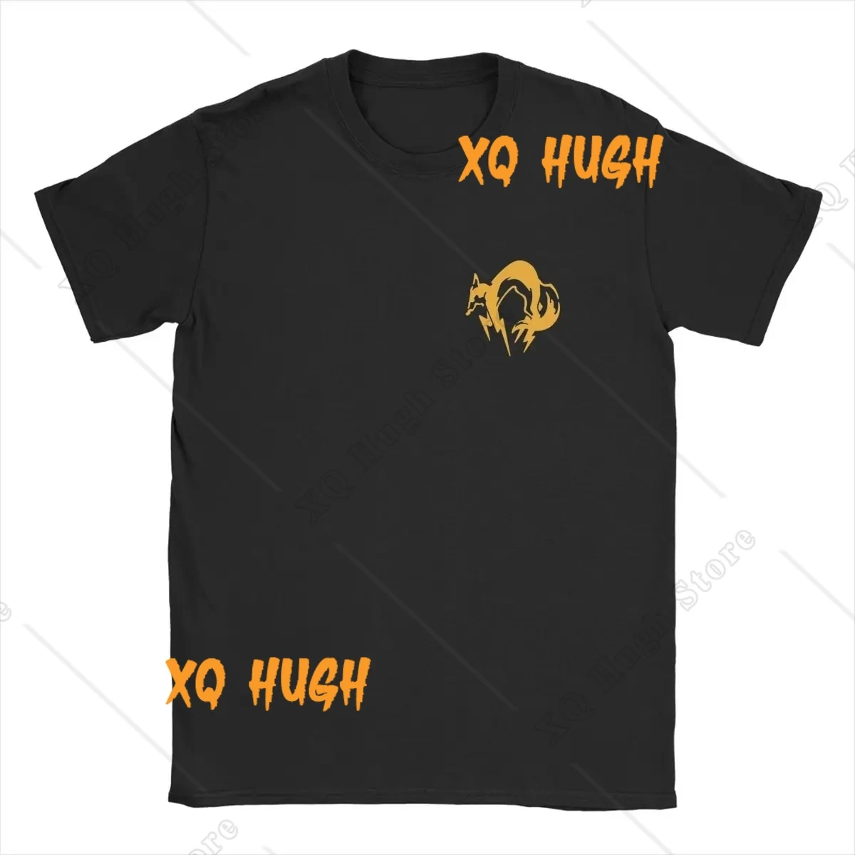 Men's Metal Gear Solid Graphic T-Shirt - Round Collar Cotton Short Sleeve Tee