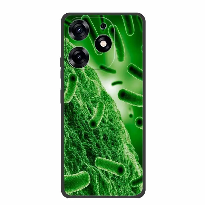 Sleek Black Silicone Soft Phone Case - Durable and Stylish Back Cover Shell
