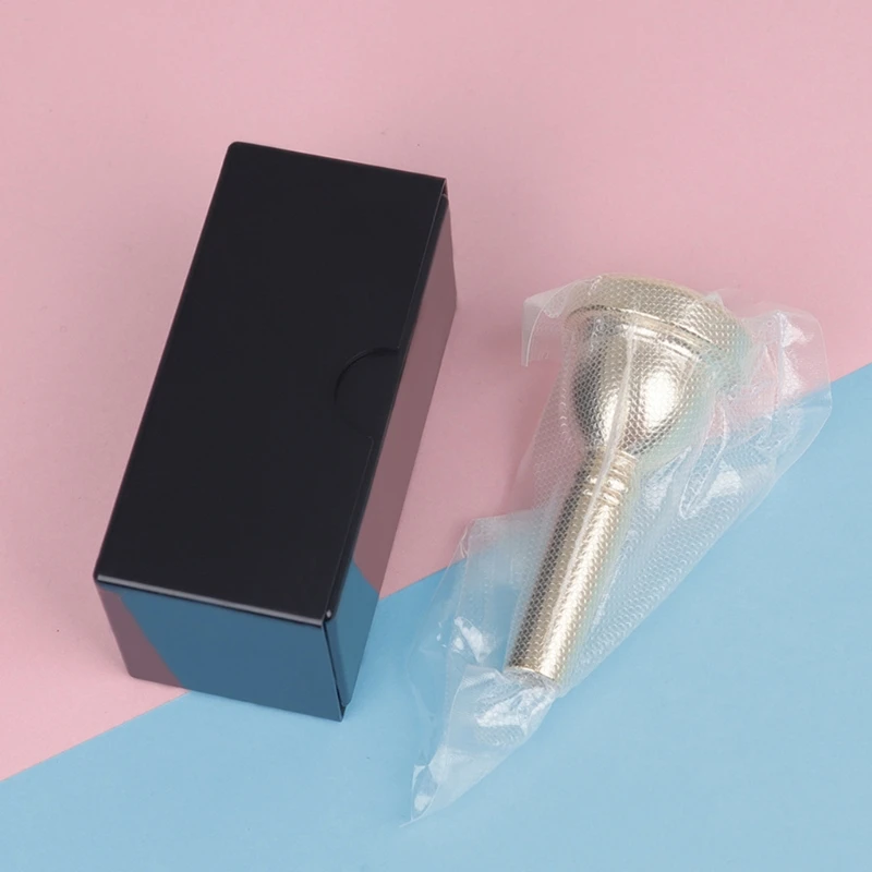 Professional Brass Mouth Piece for Ideal for Apprentices Students Teachers Trainers Gift Trombone Players Rustproof 69HD