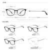 VEITHDIA Glasses Optical Titanium+TR90 Frame Customizable Prescription Lenses Eyeglasses Men Women Myopia Computer Eyewear V7109 5