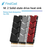 M2 2280 SSD Aluminum Heat Sink M2 2280 Solid State Disk Drive Heat Sink with Silicone Thermal Pad for Desktop PC PS5 Heatsink - Image 2