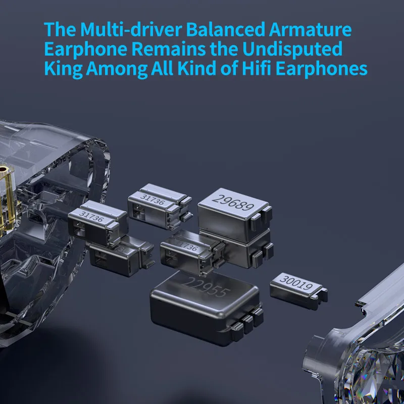 KZ AS24 HiFi Earphone 24 BA Units High-end Tunable In-Ear balanced armature Ear