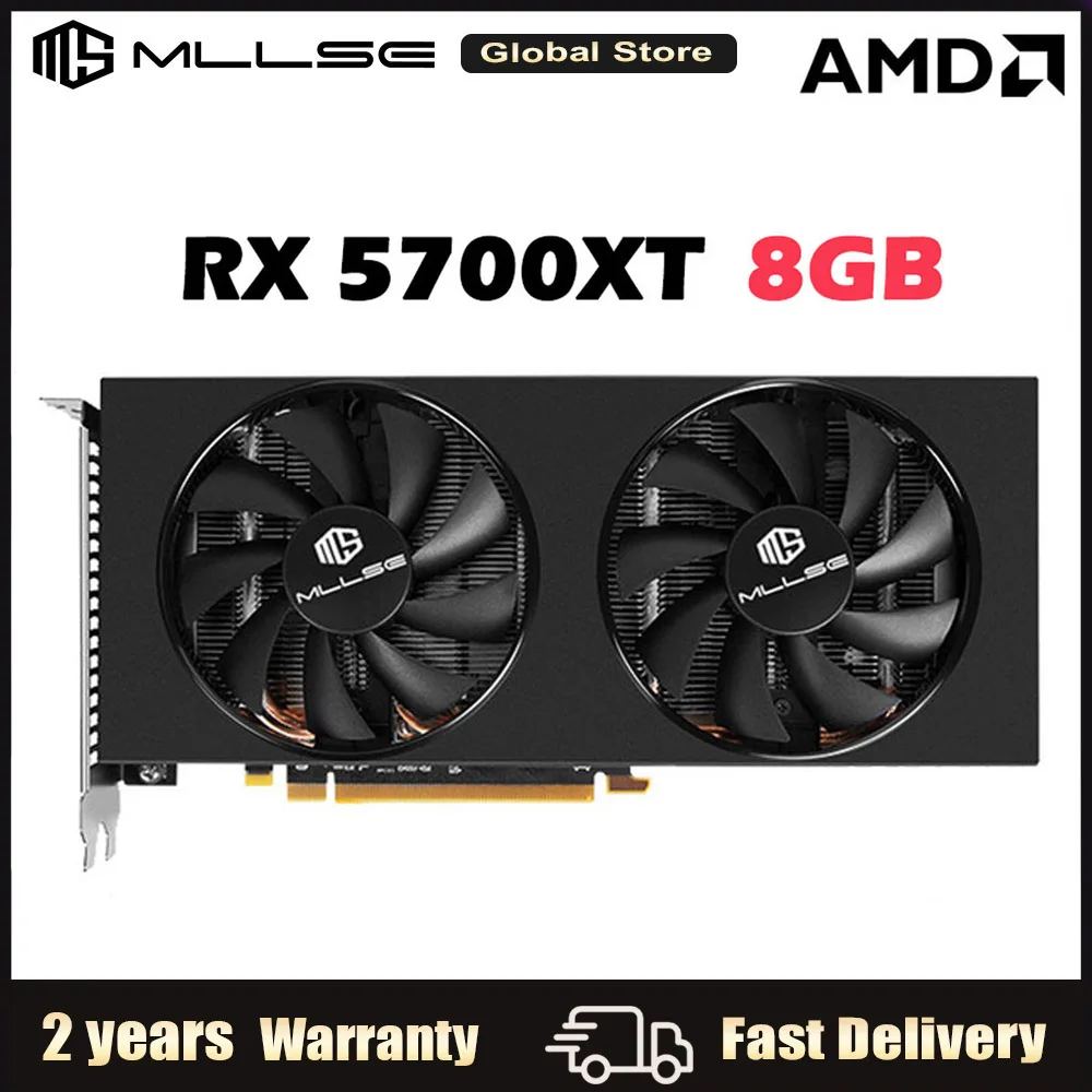 Mllse 100 New Amd Rx5700xt 8g Gaming Graphics Card 8gb 256bit Gddr6