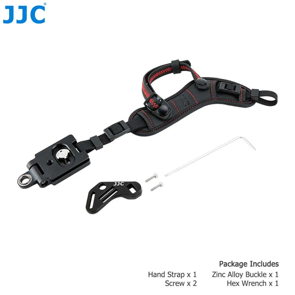 JJC Spiegelloze Camera Handriem Polsband Compatibel voor Nikon Z30 Z50 Z7 Z6 Sony FX30 ZV-E10 A7RV A7IV A7C A7III A7II A7RIII A1 A6500 A6400 Canon EOS R10 R7 R5 R6 Fuji X-E4