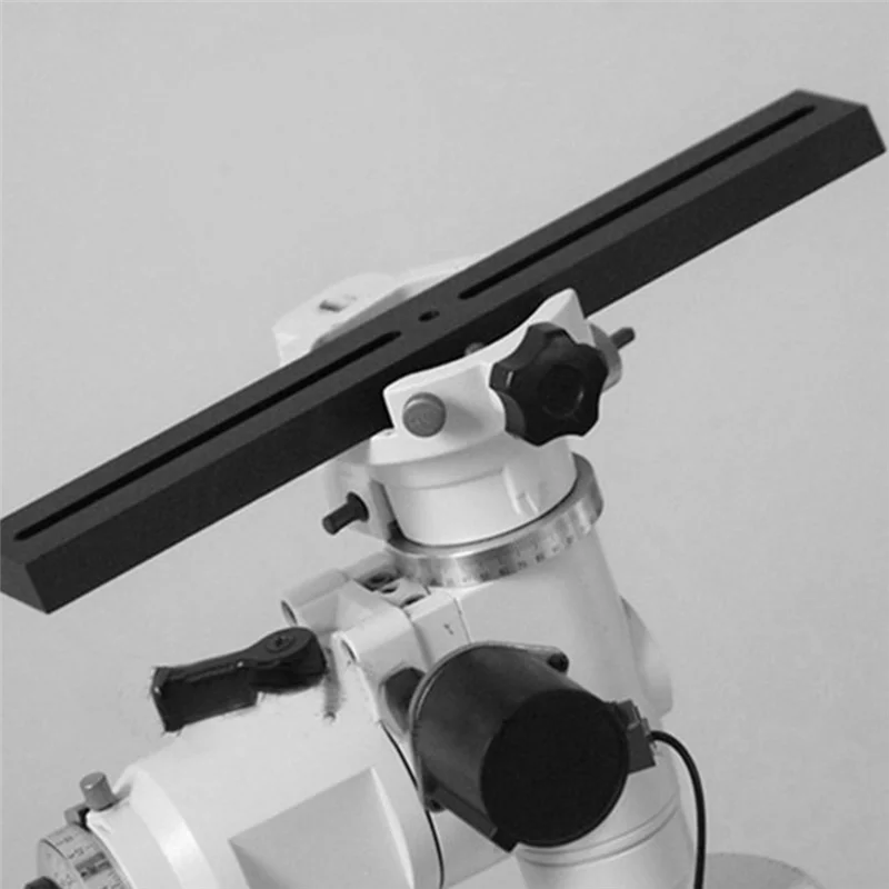 NewBlackTelescopeDovetailMountingPlateFullAlloyW14InchScrew