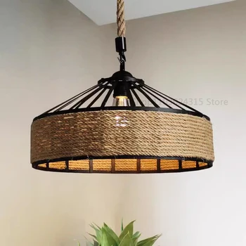 Hemp Rope Pendant Chandelier 1