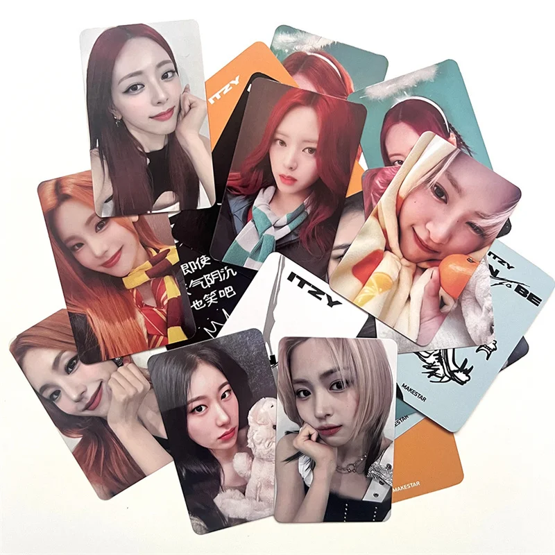 5pcs/set KPOP ITZY Album BORN TO BE HD Fan Photo Card Yeji Ryujin Chaeryeong Yuna K-POP LOMO Card MIDZY Postcard lomo cards album cards bookmark postcard