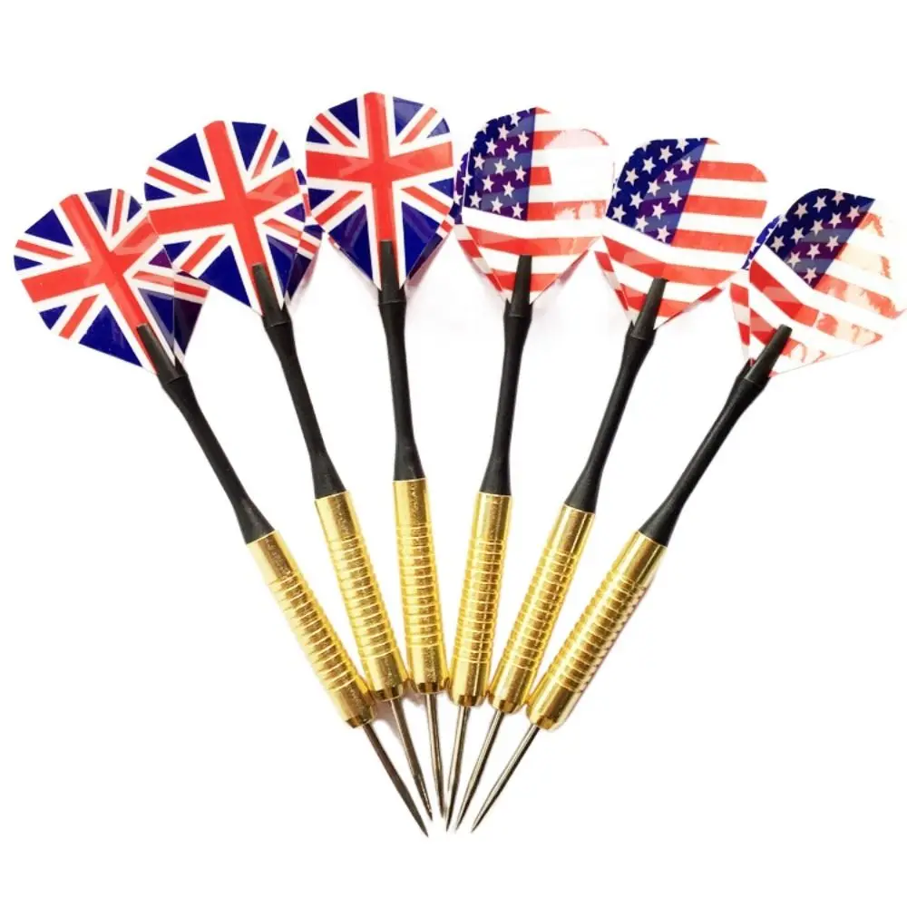 12PCS Steel Tip Tip Darts Set Precision Anti-slip Flying Dart Tungsten Tip Professional Durable Dart Needle Throwing Game