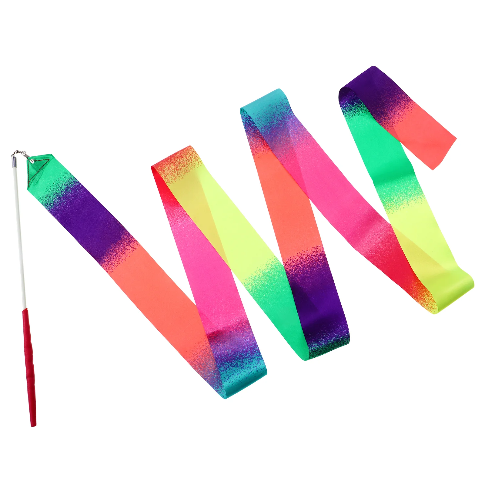 

Rainbow Streamer Gymnastics Equipment Girl Streamers Dance Ribbons for Kids Dancer