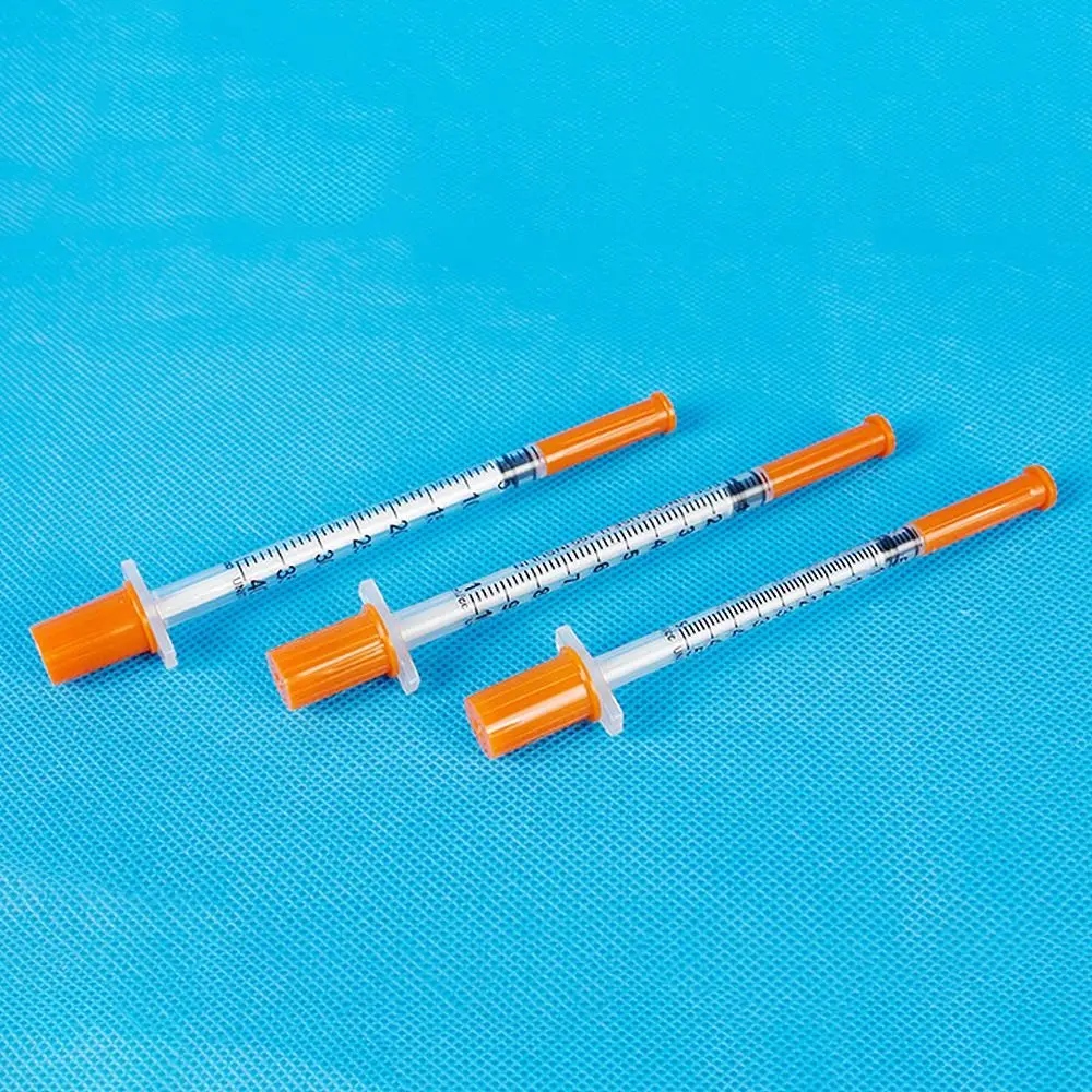 10PCS 1ml Sterile Veterinary Syringes 7