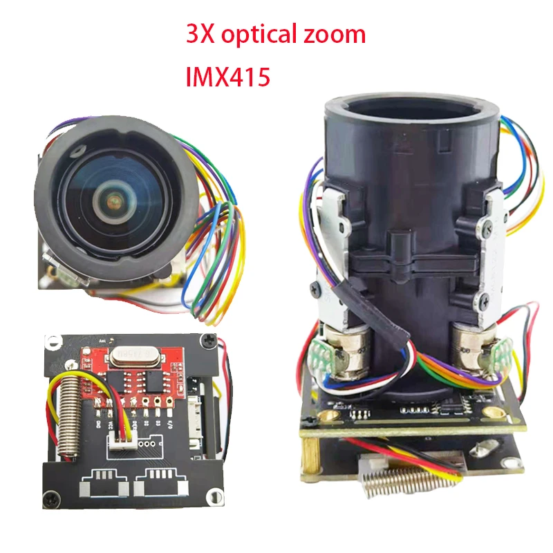 8mp Hd 3x Optical Zoom Cmos Imx415 30fps Af Zoom Lens Usb Camera Module