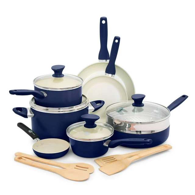 16pc Cookware Set - Purple