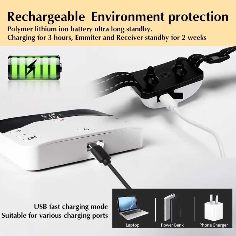 2 IN 1 Wireless Dog Fence System & Training Collar for pet dog training collar
