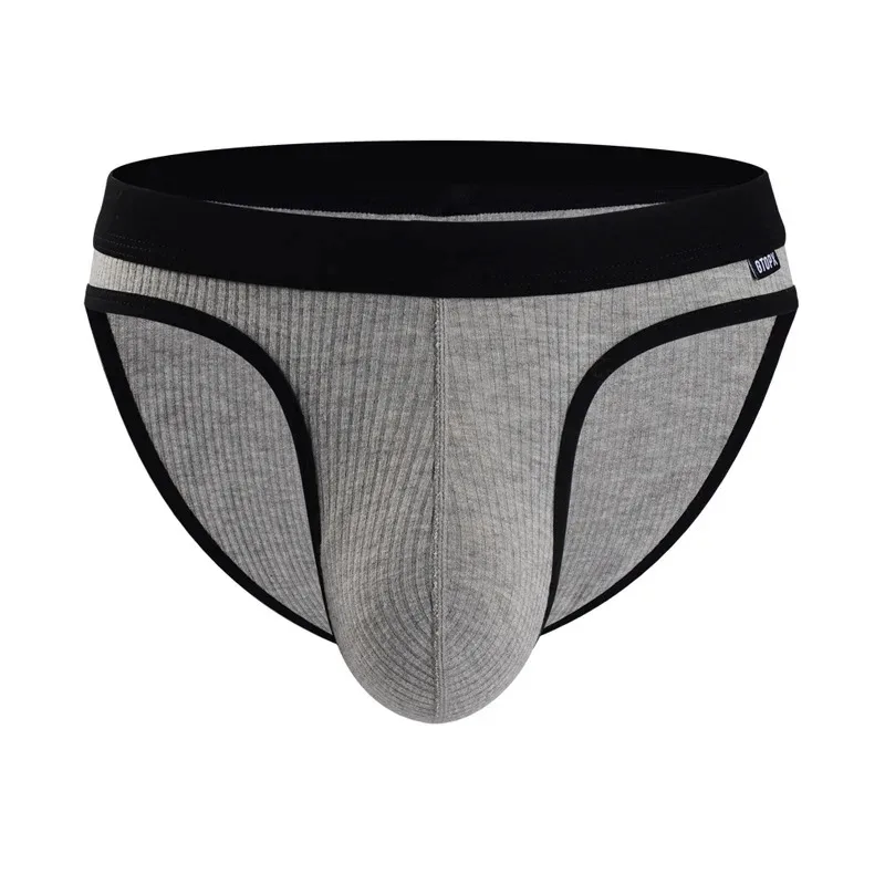 Mens Underwear Briefs U-Convex Pouch Breathable Moisture-Wicking Low Waist men underwear