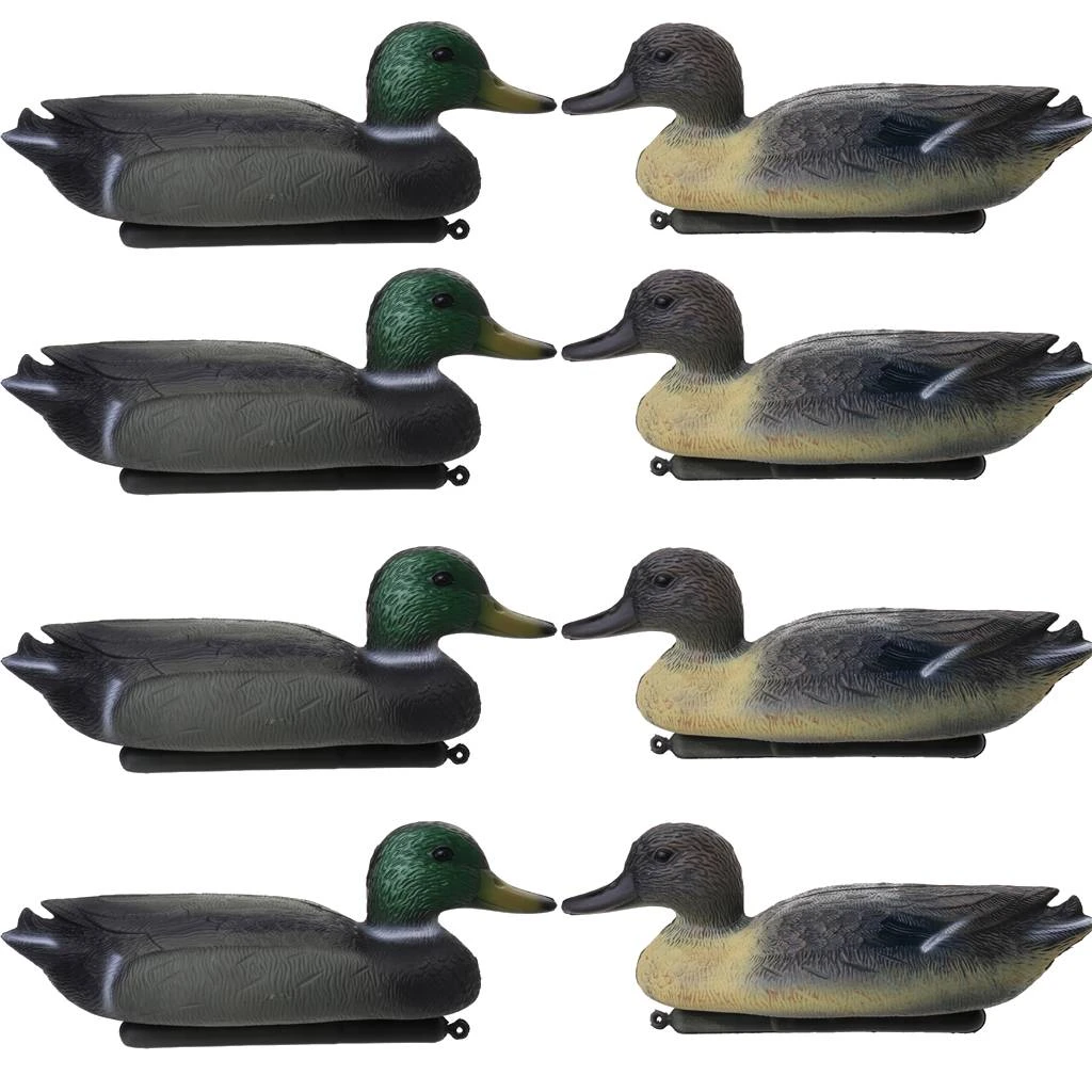 8 Pieces Hunting Male Decoy Plastic Floating Duck Decoy Drake Yard