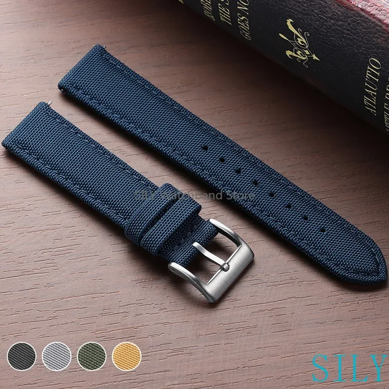Premium Genuine Sailcloth Waterproof Quick Release Sports Watch Band