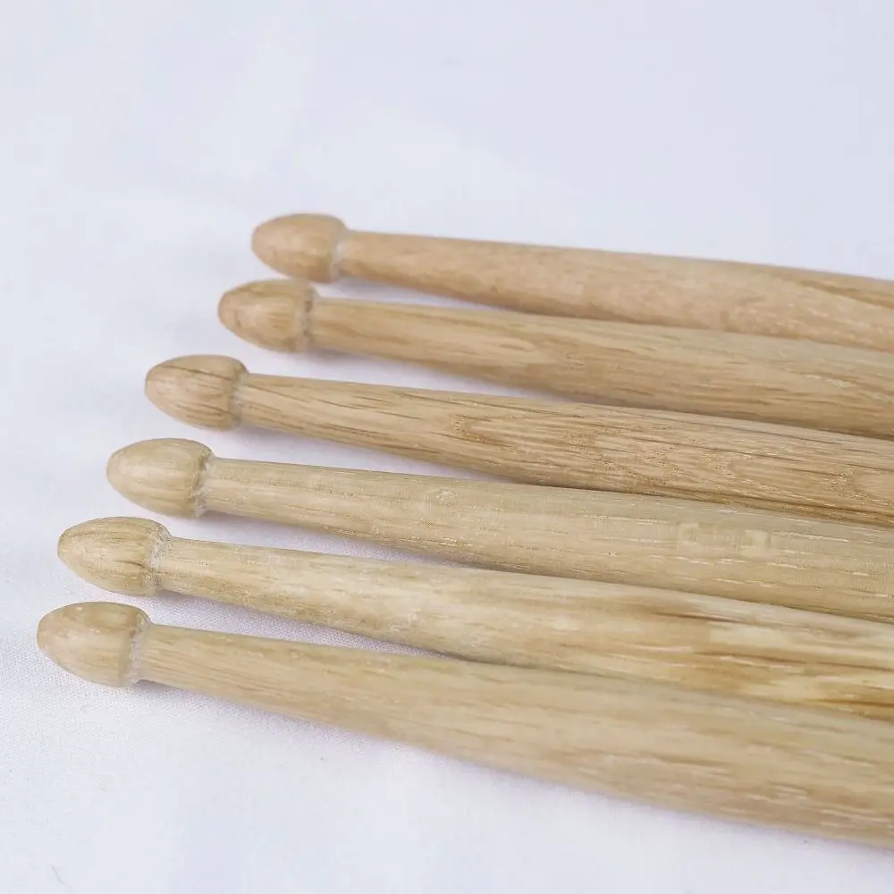 1 Paar 5A/7A Trommelstöcke, klassische Eiche/Walnuss/Ahornholz-Trommelstöcke, professionelles Trommelstock-Instrumentenzubehör, Trommel-Set – Detail 9