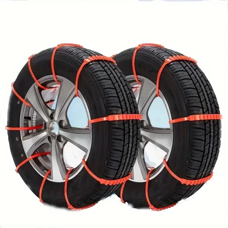 20pcs New Car Anti-skid Chain Snow Off Anti-skid Universal Snow Plastic Tyre Emergency Ties Chains for Cars