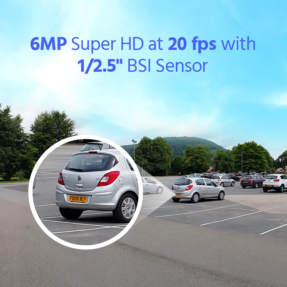 ANNKE 180&deg; 6MP DUO POE Dual Lens Wide View Outdoor Video Camera,6MP AI Human Detect,6MP Security Camera,2 Way Audio CCTV Camera