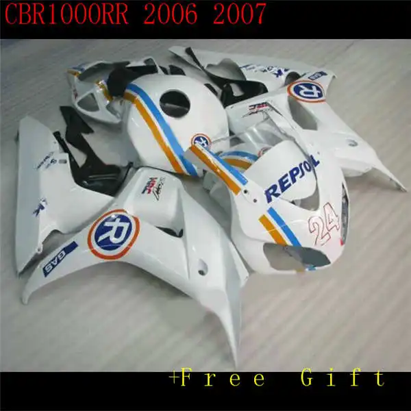 

Литье под давлением, лидер продаж, комплект обтекателей для Honda CBR1000RR 2006 2007, комплект обтекателей CBR 1000RR 06 07