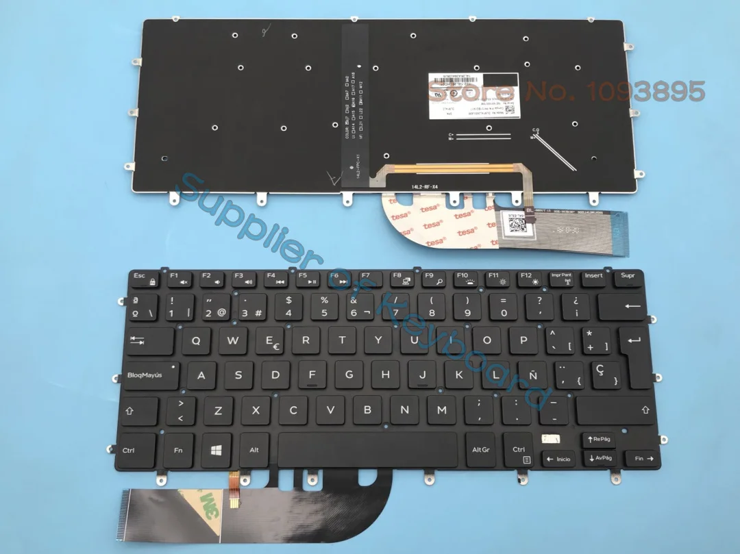 

New For Dell Insprion 15 7558 15 7568 Laptop Latin Spanish Keyboard With Backlit