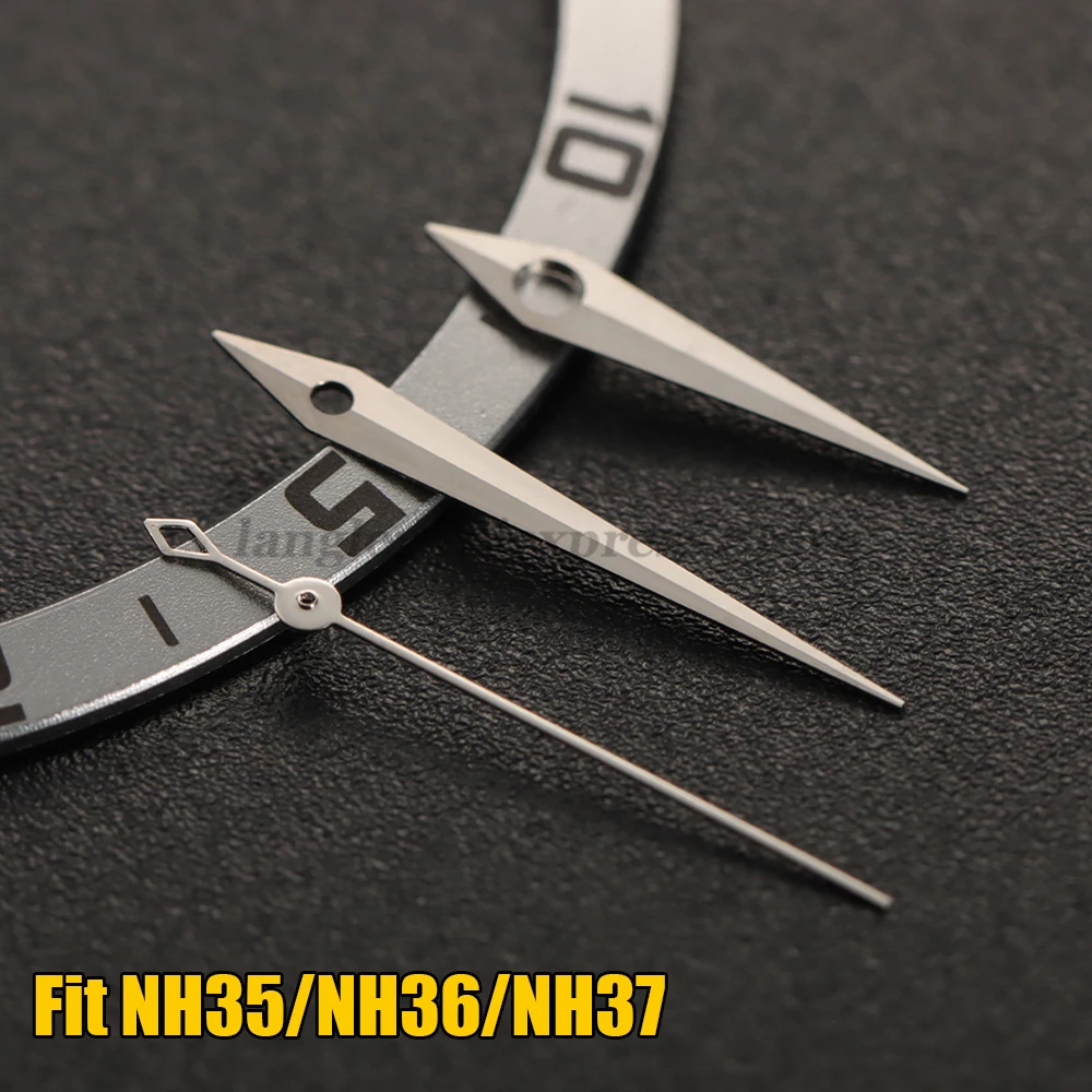 Watch Hand NH35 NH36 NH37 Polished 14*18*19mm Dauphine Aiguille Presage Cocktail Style Watch Accessories Needles Pointer