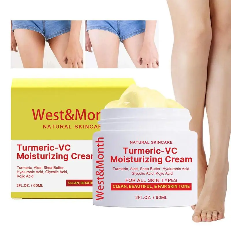 

60ml Vitamin C Turmeric Body Skin Whitening Cream For Dark Skin Armpit Lightening Intimate Areas Face Private Parts Bleaching