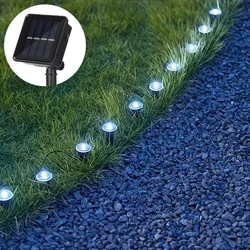 Luminous Solar Garden String Lights - Waterproof Outdoor Decor - 30 LEDS (White)