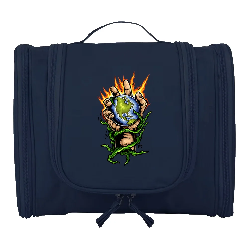 Hanging Travel Toiletry Bag - Portable Cosmetic and Makeup Organizer